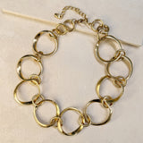 GINA HOOP NECKLACE