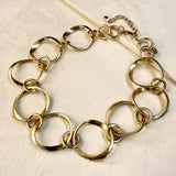 GINA HOOP NECKLACE