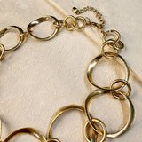 GINA HOOP NECKLACE