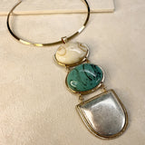 MONIQUE NECKLACE- AQUA