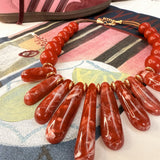 PETRA NECKLACE- BURNT ORANGE