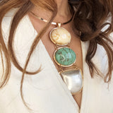 MONIQUE NECKLACE- AQUA