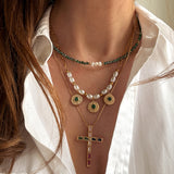 ESME PEARL GODDESS NECKLACE SET