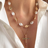 PRAYER PEARL NECKLACE SET