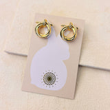 KNOT EARRINGS - SILVER