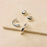 PIPER EARRING SET - SILVER