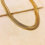 LENA TRIPLE LAYER NECKLACE
