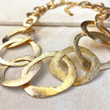 GEO HOOP NECKLACE
