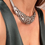 ROSA NECKLACE- SILVER